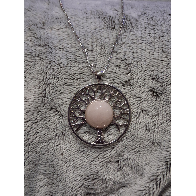 arbre de vie quartz rose