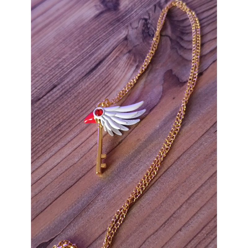 collier pendentif capteur de carte sakura