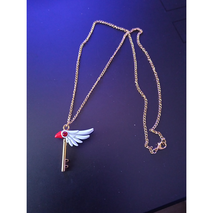 collier pendentif capteur de carte sakura