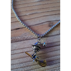 collier pendentif sorcière