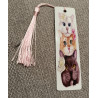 marque page motif chat
