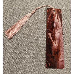 marque page motif loup