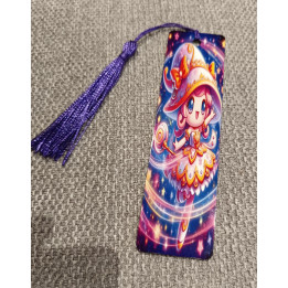 marque page motif sorcière