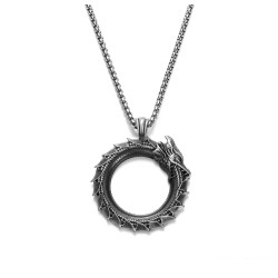 collier pendentif dragon