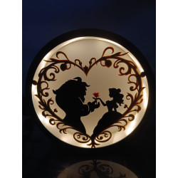 lampe belle et la bête