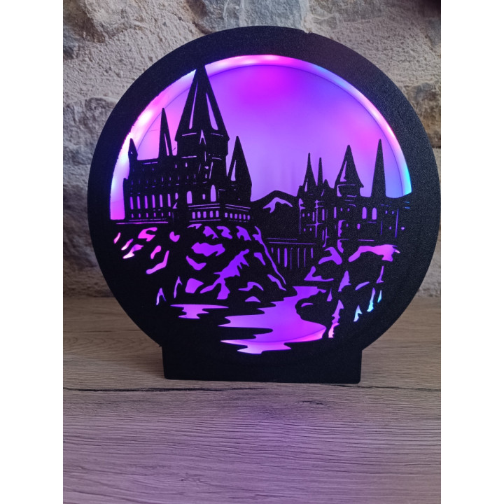 lampe école de sorciers