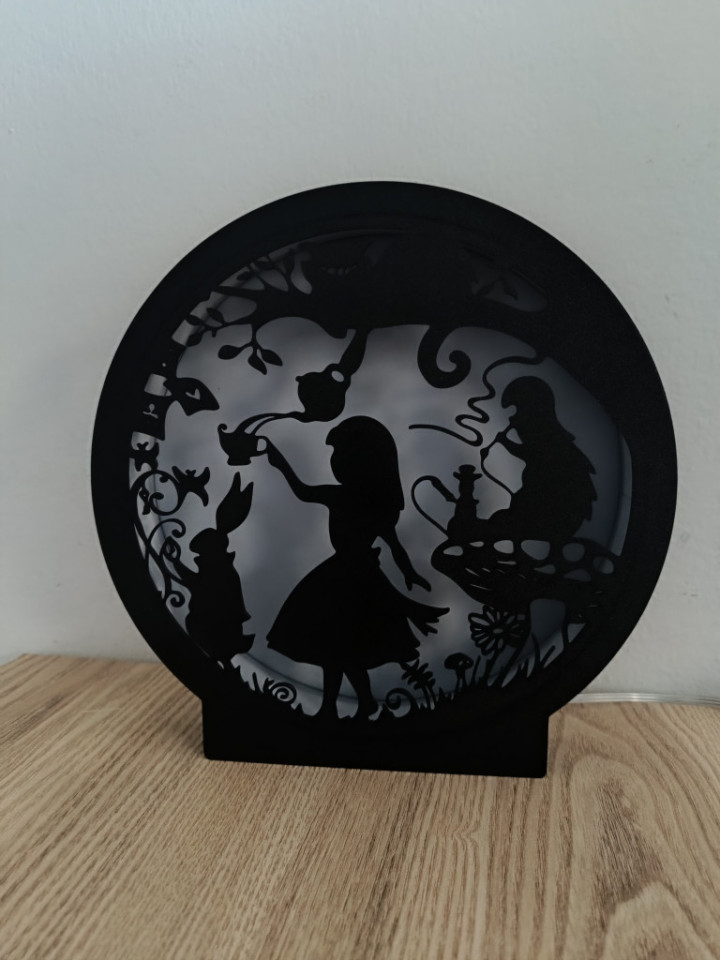 Lampe veilleuse silhouette conte féerique - Chez Chlothi