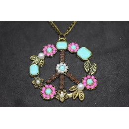 pendentif Piece And Love